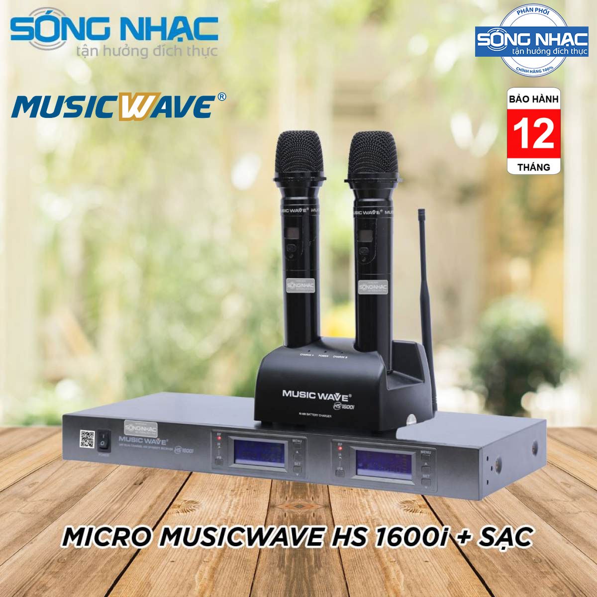 Micro karaoke không dây MusicWave HS1600i