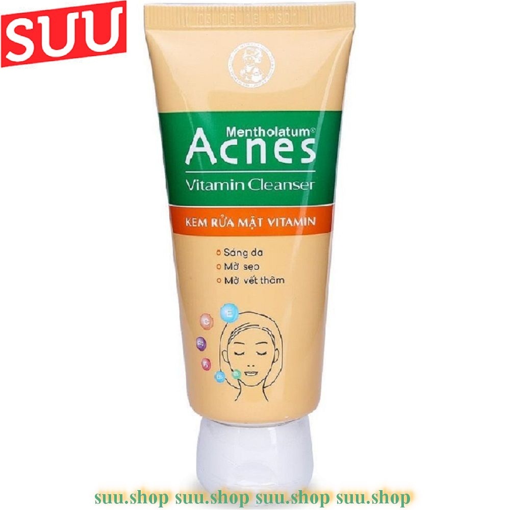Sữa Rửa Mặt Acnes Vitamin Cleanser 50G