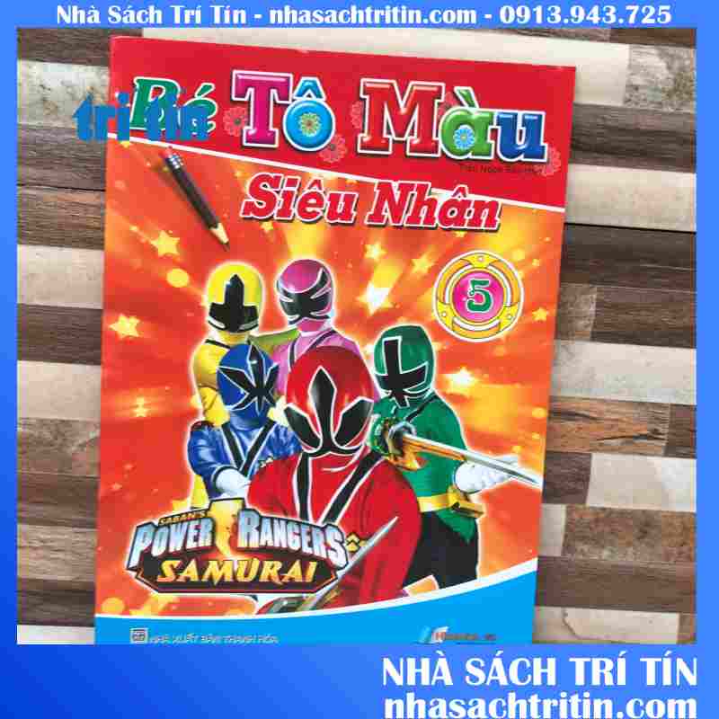 TÔ MÀU SIÊU NHÂN 8 CUỐN