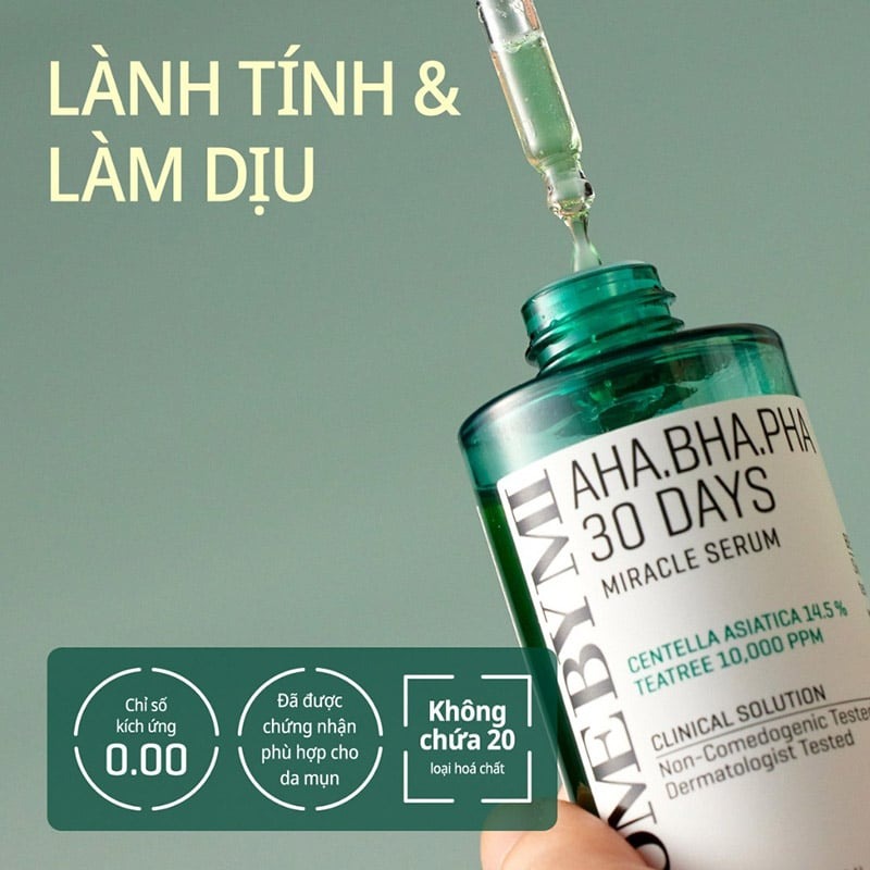 Tinh Chất Giảm Mụn Some By Mi AHA-BHA-PHA 30 Days Miracle Serum 50ml