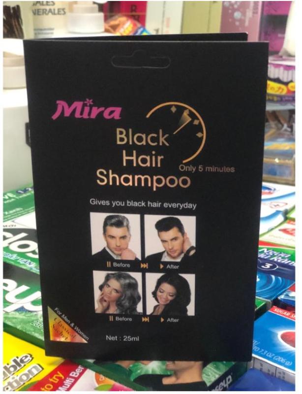 DẦU GỌI MIRA BLACK HAIR SHAMPOO - GỘI LÀ ĐEN