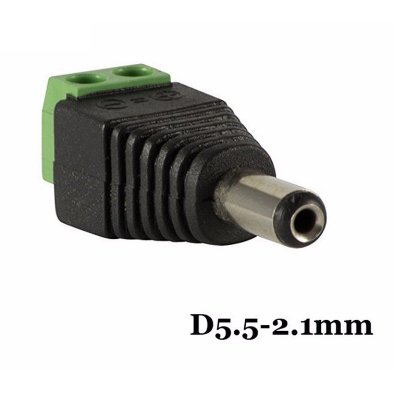 Jack nguồn dc 5.5x2.1mm đầu đực( 2 CÁI)