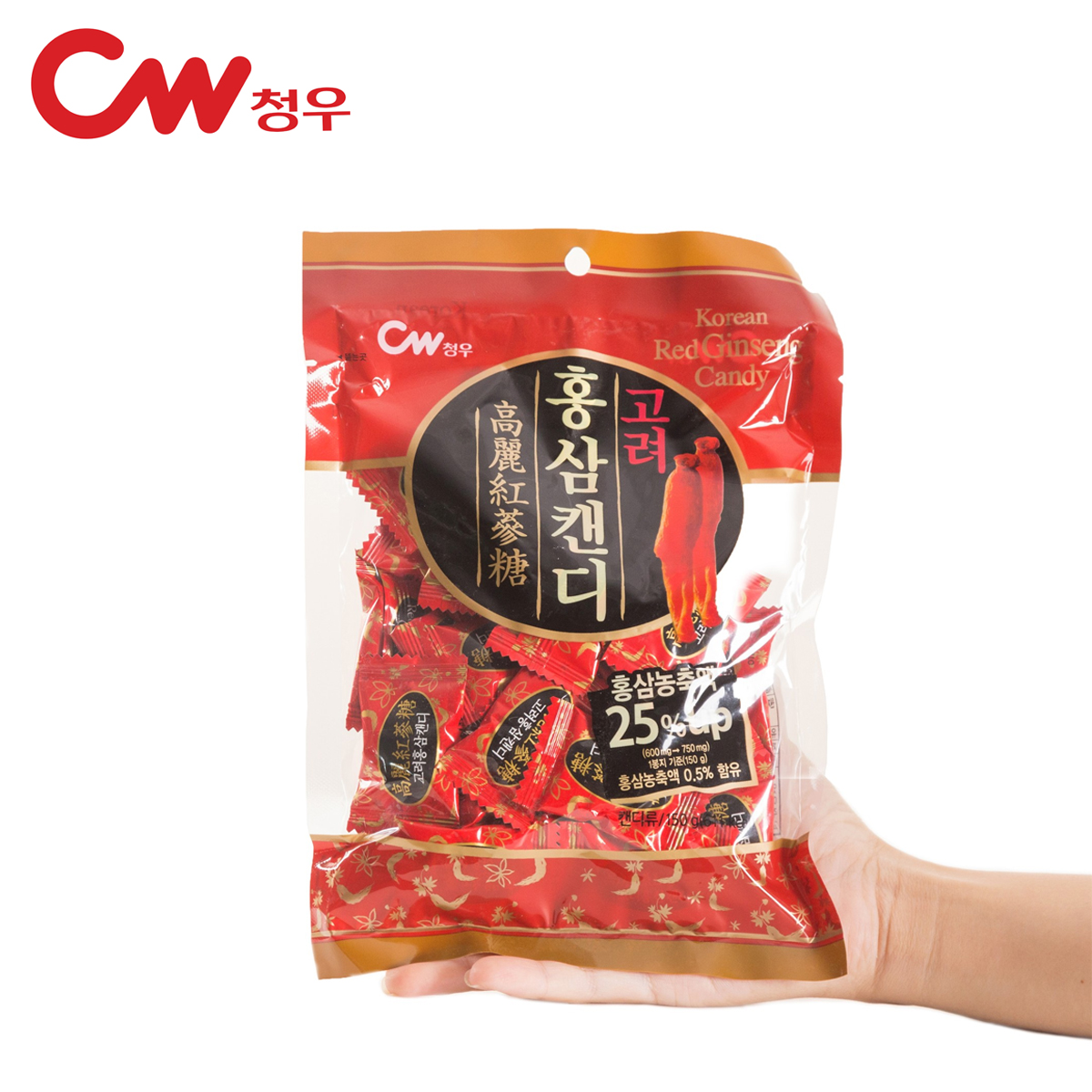 KẸO HỒNG SÂM KOREAN RED GINSENG CANDY CW 150 GRAM