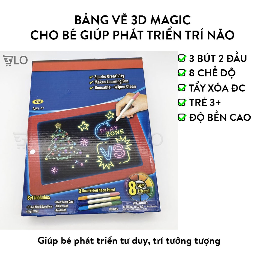 Smart Creative 3D Magic Drawing Board For Kids