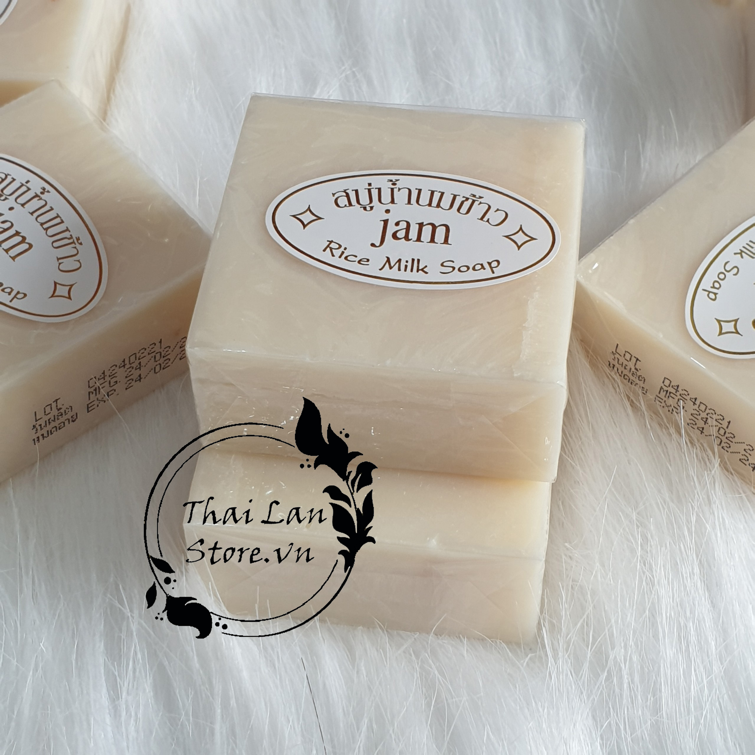 Xà Phòng Cám Gạo Thái Lan JAM RICE MILK SOAP 65gr