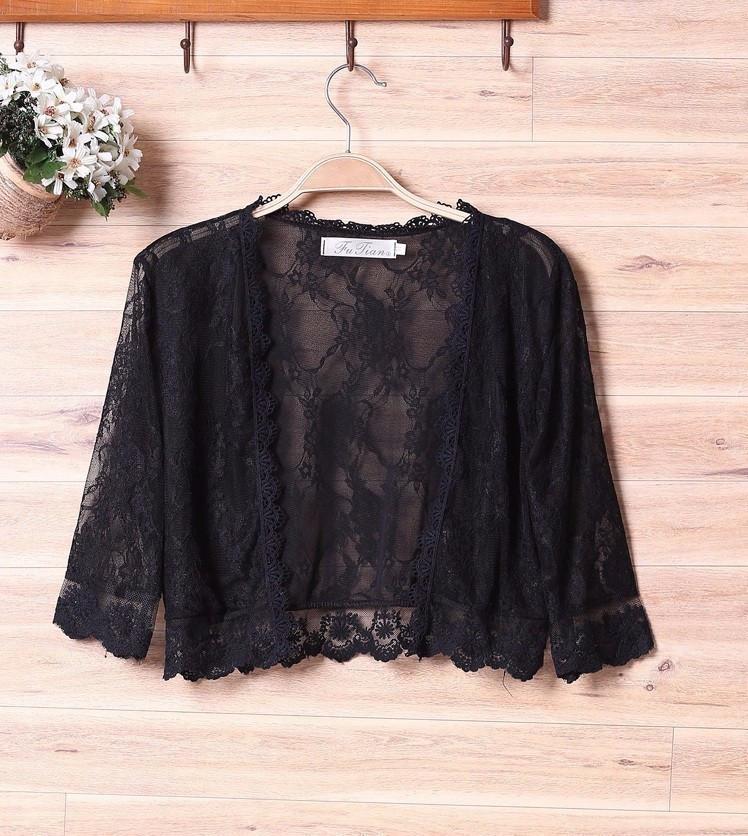 [HCM]Áo khoác ren form lửng tay lỡ