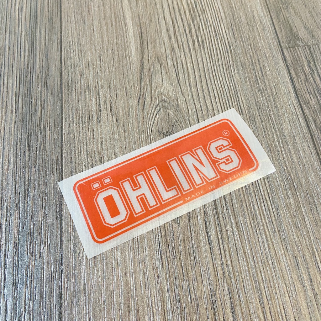 (Siêu rẻ) Tem OHLINS cao cấp dán phuộc, bình dầu phuộc