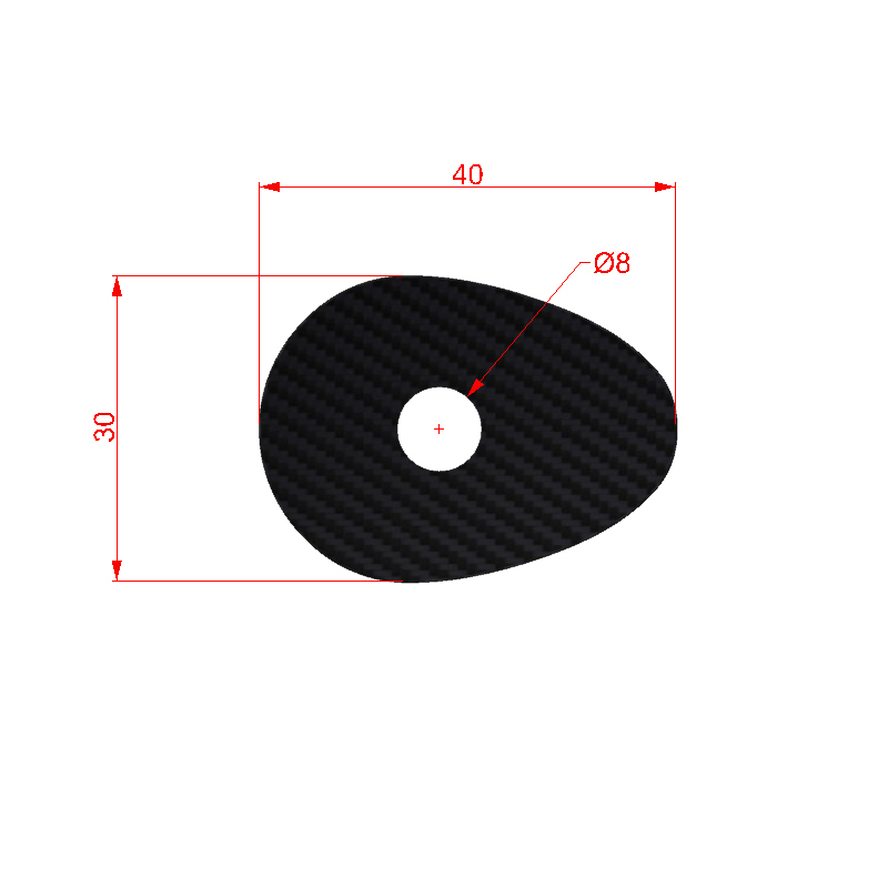 [HCM]Bộ 2 miếng đệm carbon lắp đèn xi nhan muty