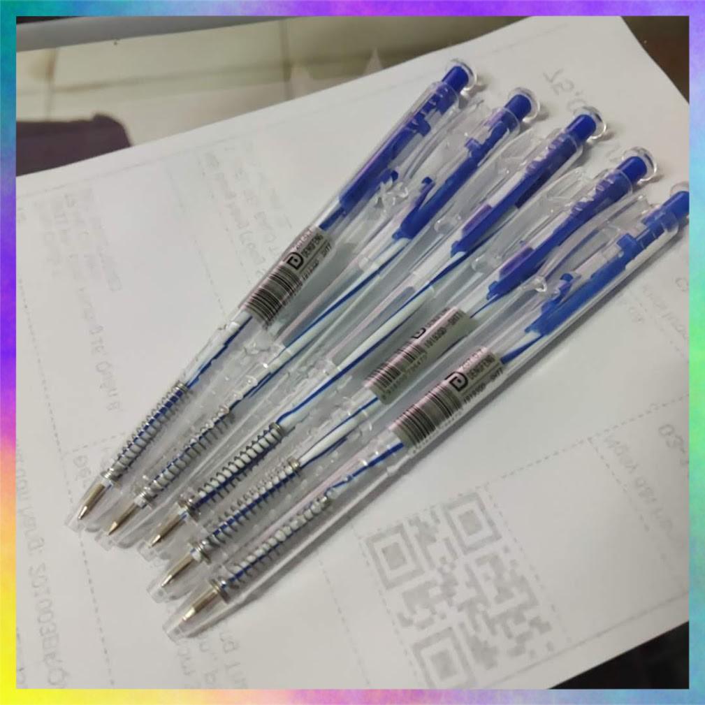 [HCM] COMBO 100 Bút bi ngòi 0.7mm nét đậm rõ ràng (xanh, đen, đỏ, tím)