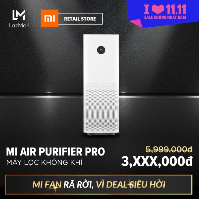 Bảng giá Máy lọc không khí Xiaomi Mi Air Purifier Pro/EU FJY4013GL (Trắng) - Hàng phân phối chính hãng, phù hợp diện tích 35-60 m2