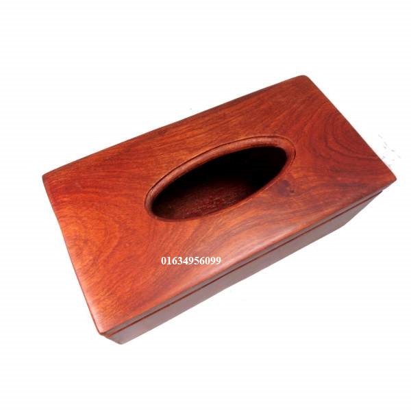 Hộp đựng khăn giấy gỗ Hương cao cấp