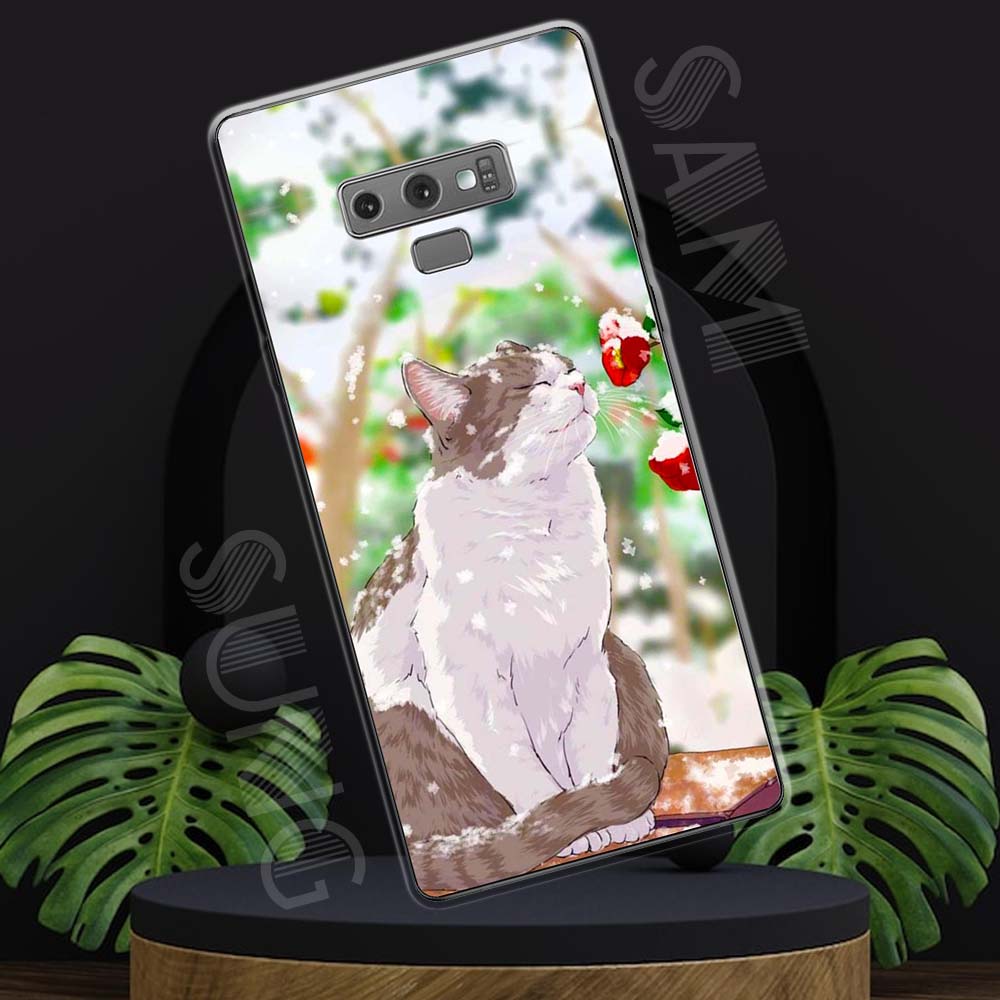 Ốp lưng Samsung Note 9 mẫu BST Mèo lười TPU