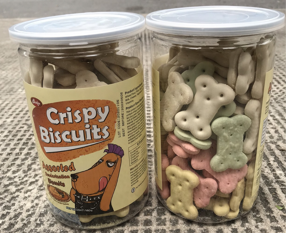 [HCM]Bánh thưởng cho chó Crispy Biscuits 380g