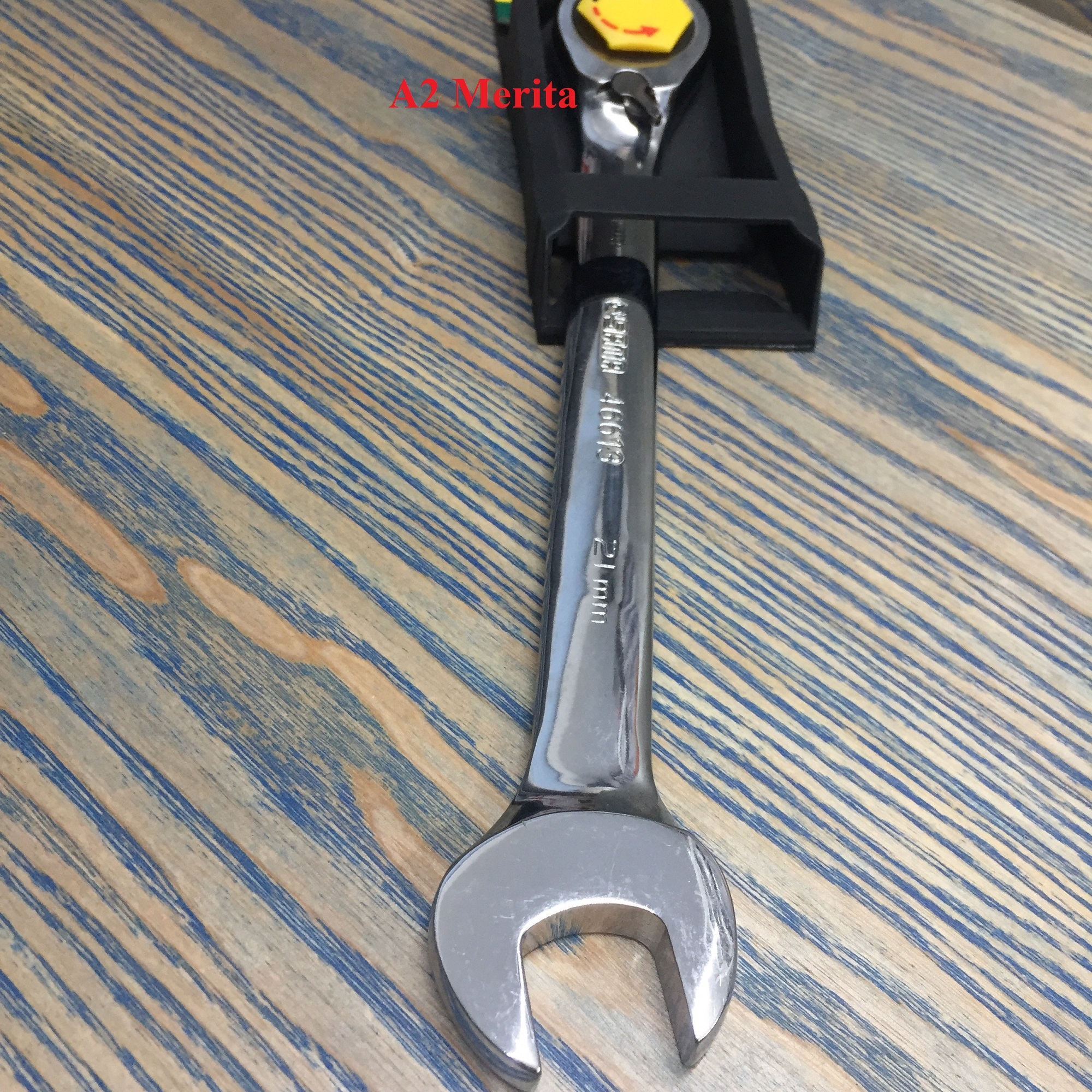 Cờ lê vòng miệng tự động đảo chiều sata 21mm 46613
