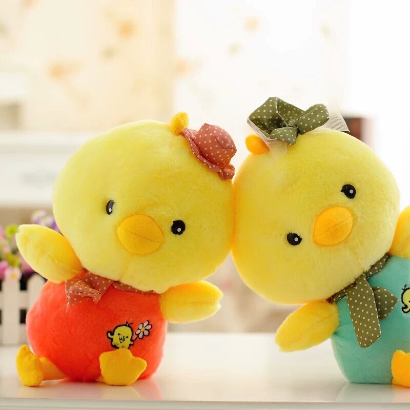Bộ đôi gà con dễ thương nhồi bông - 30cm