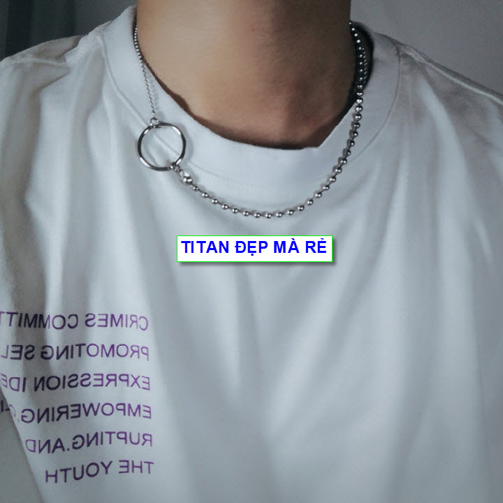 Chain ball male titanium stylized youthful-commitment 1 Đổi 1 if rust