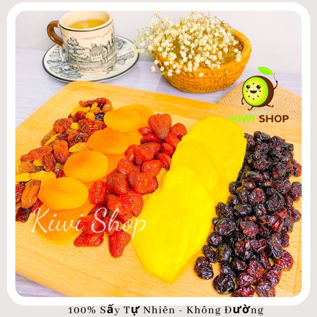 MIX TRÁI CÂY 5 LOẠI HŨ 600GR *KIWISHOP*