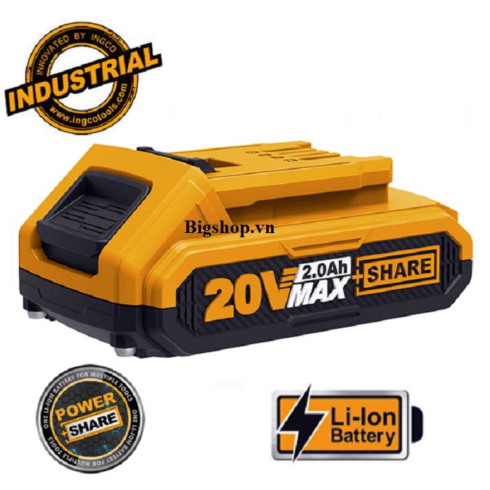 [HCM]Pin Litium Ingco 20v/2Ah FBLI2001