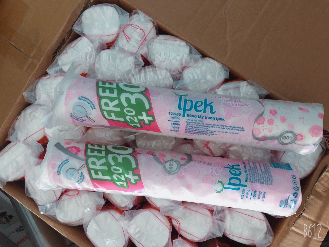 Bông Tẩy Trang Ipek 120 + 30 Miếng