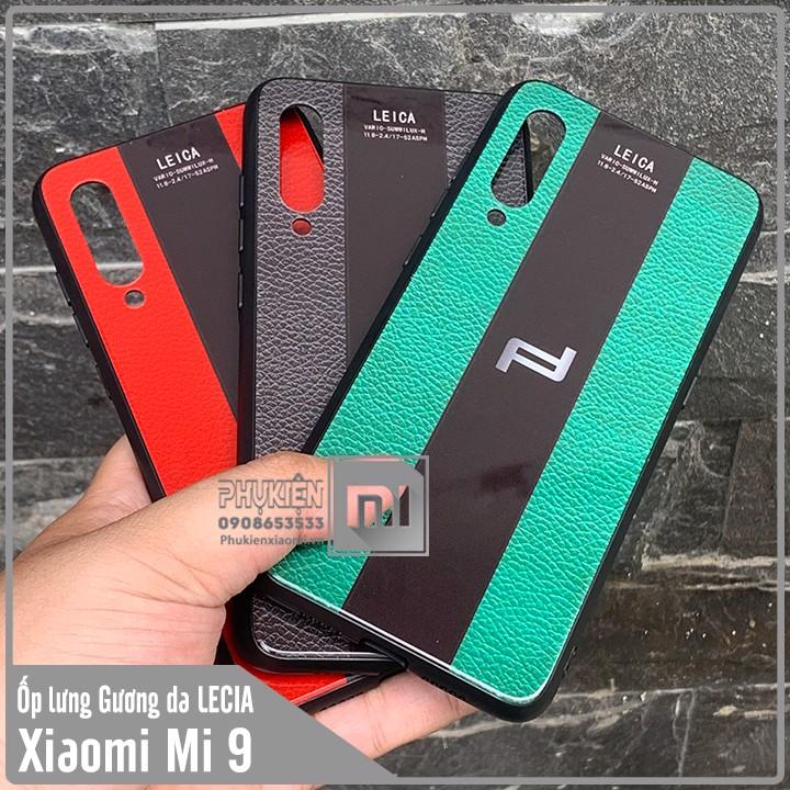 [3 MÀU] Ốp lưng cho Xiaomi Mi 9 Gương da LECIA