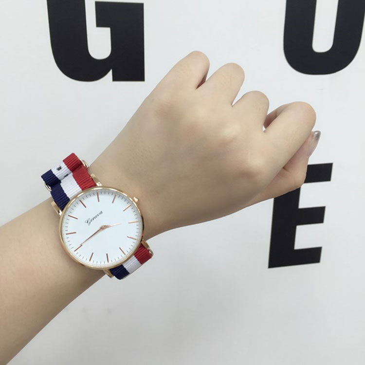 Geneva fabric women watches
