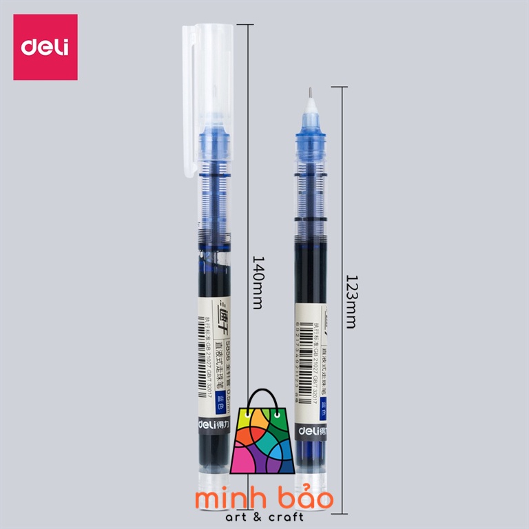 BÚT MỰC NƯỚC DELI S856 0.5MM