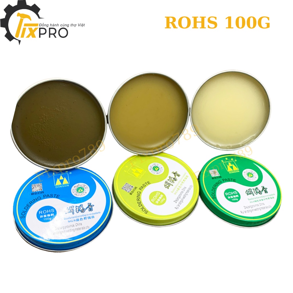 Mỡ hàn con gà trống không chì 100g chất lượng tốt.