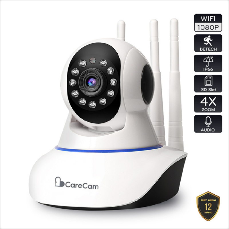 Camera wifi Carecam 3 ANTEN Full HD 1080P Chính hãng - Bảo hành 12 tháng