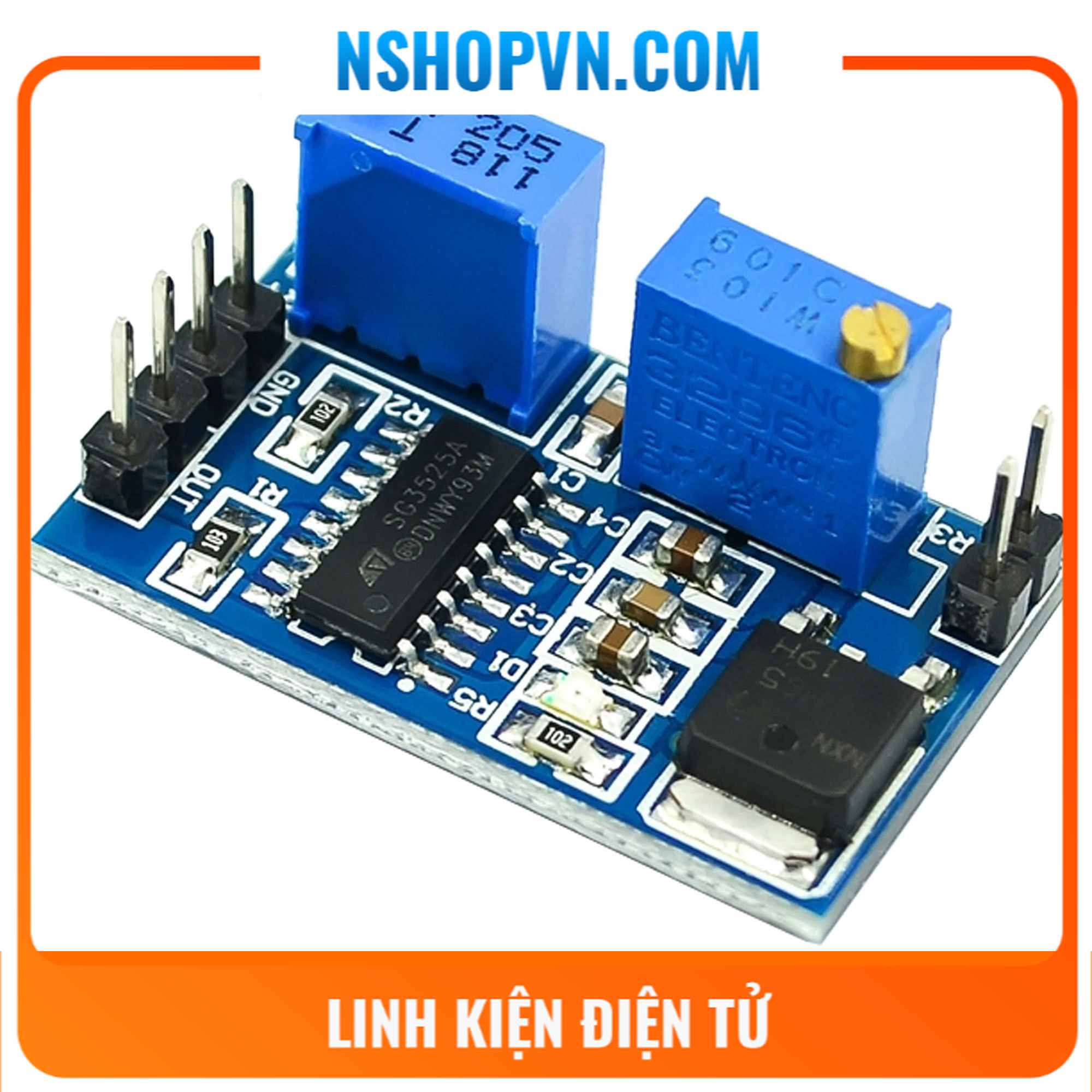 Module tạo xung PWM SG3525, có thể điều chỉnh tần số, độ rộng xung