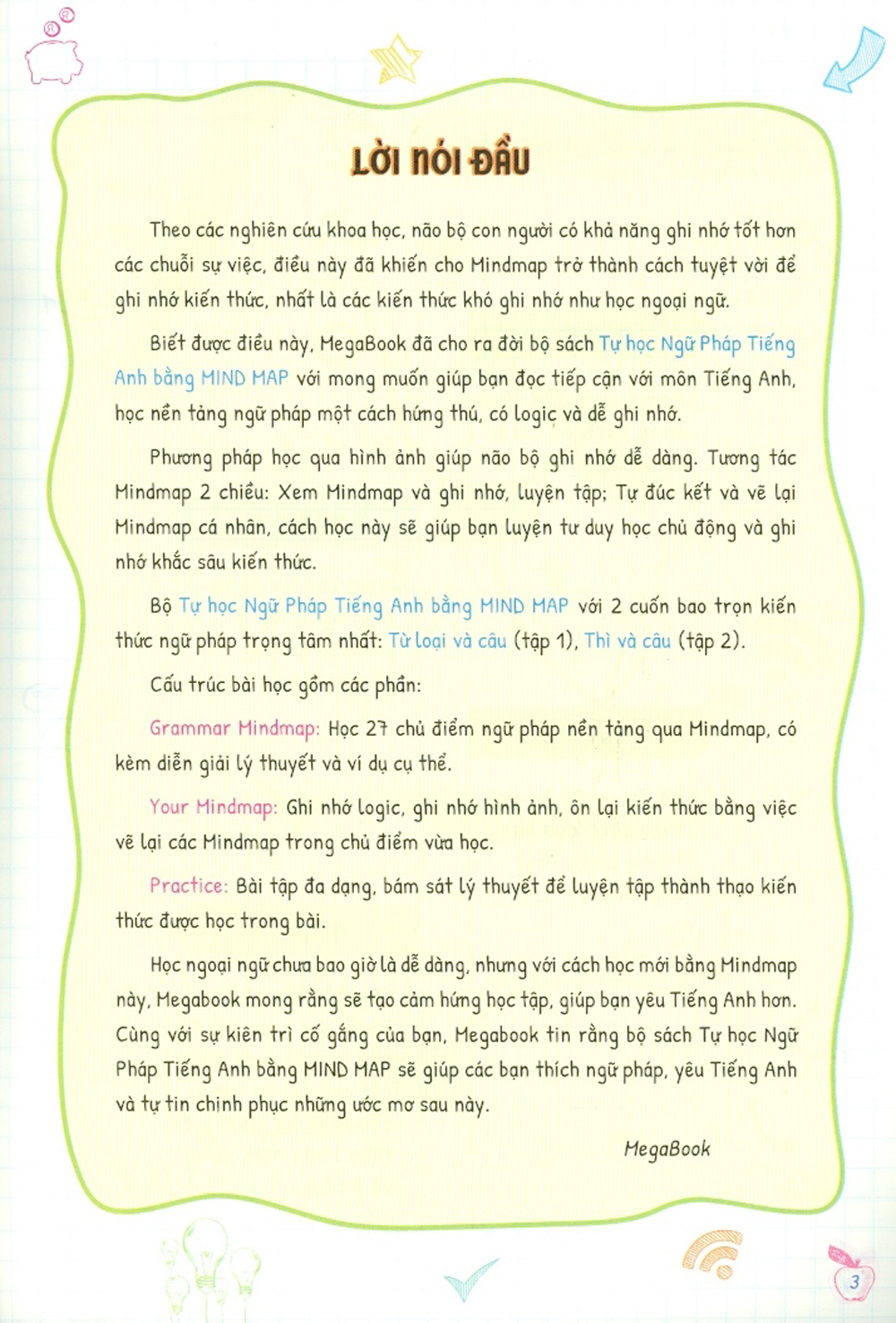 Tự Học Ngữ Pháp Tiếng Anh Bằng Mindmap - Tập 1