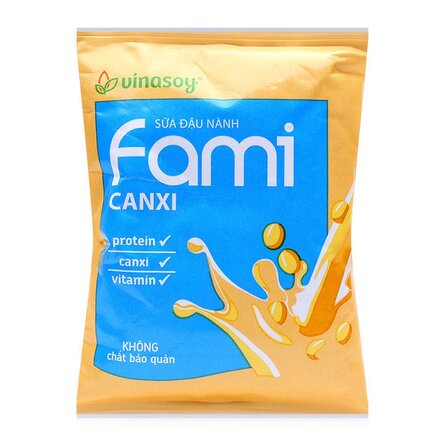 [Hoàn tiền 12%] Sữa Đậu Nành Fami Bịch 200ml ( Thùng 40 Bịch )