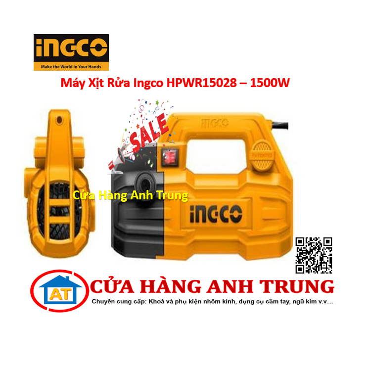 Máy Xịt Rửa Ingco HPWR15028 - 1500W