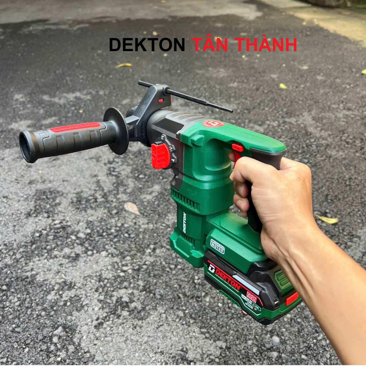 Máy khoan M21-RH2603PLus bê tông pin 3 chức năng bản 2025 / Motor đứng / ANtikickback