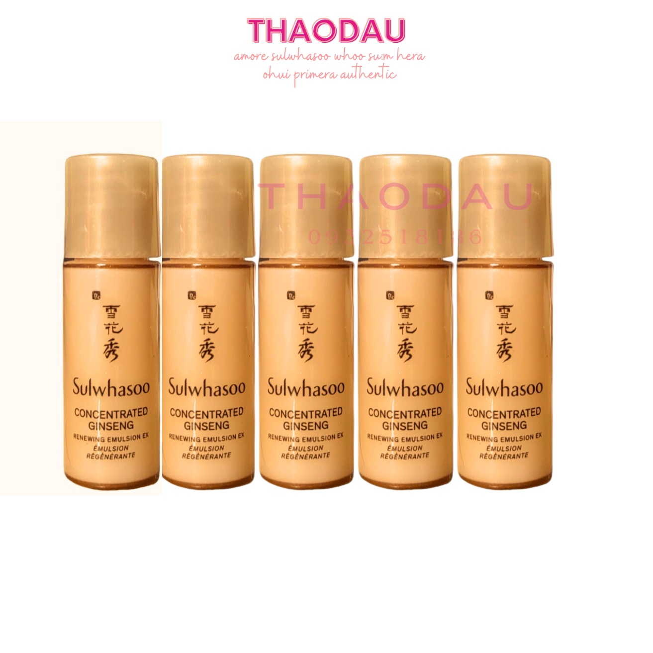 Sulwhasoo Nhân Sâm Cặp Nước Hoa Hồng Và Sữa Dưỡng Nhân Sâm Sulwhasoo Concentrated Ginseng Renewing 25Ml tloskorea cũ