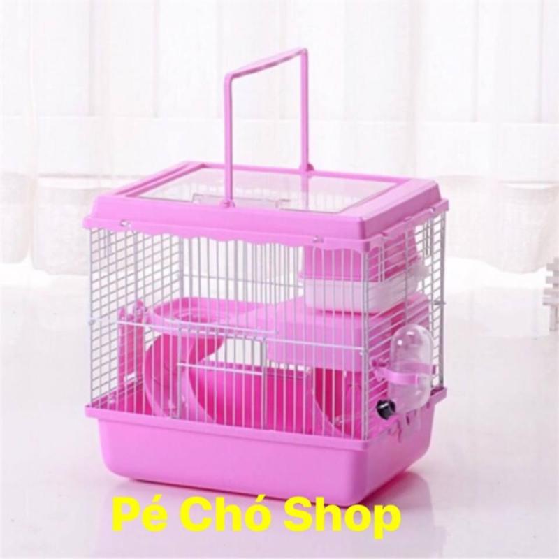 Lồng hamster hoàng tử 1 tầng nắp mika trong suốt .