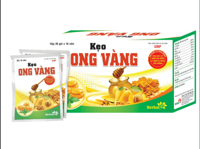 Kẹo Ong Vàng thông cổ