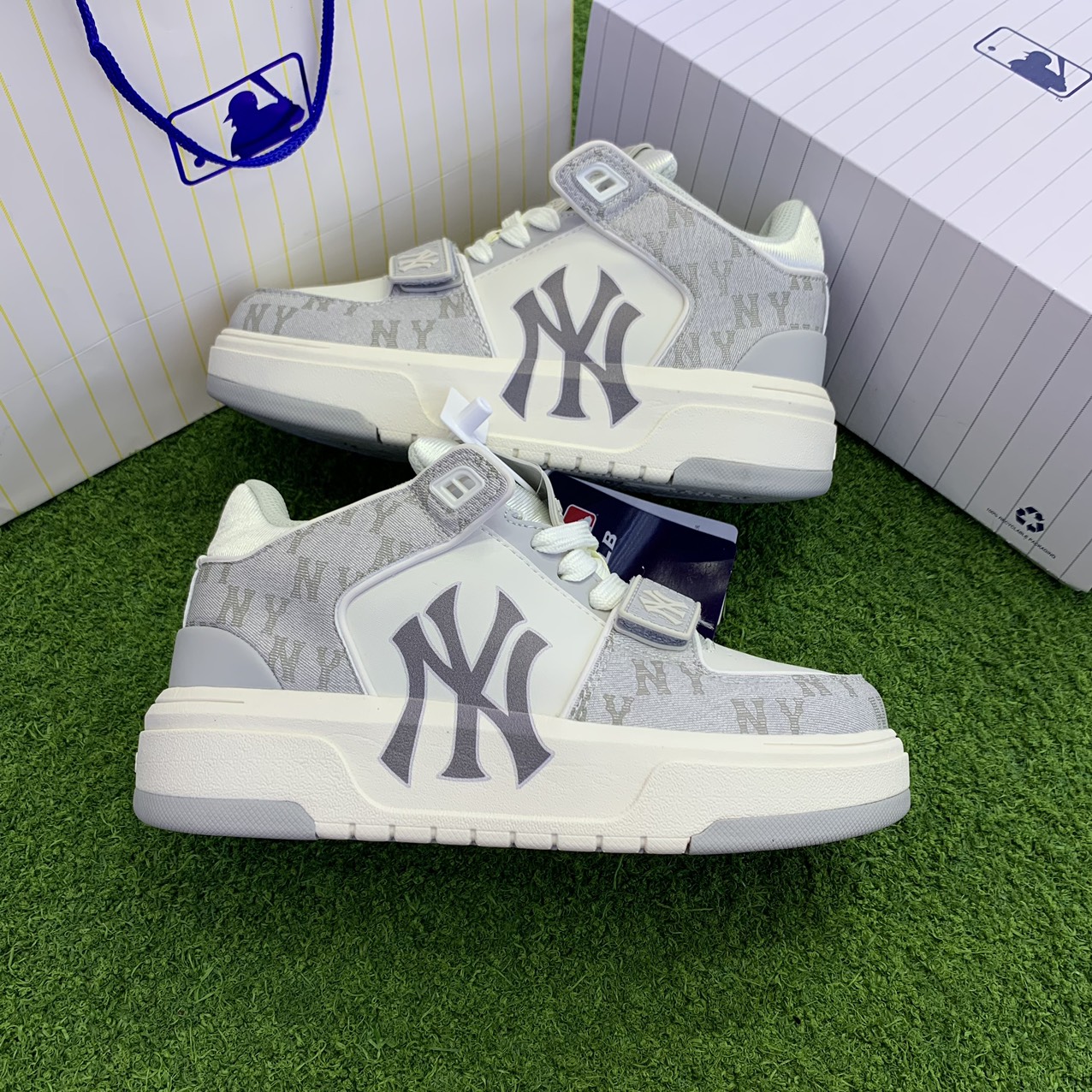 [TẶNG HỘP+ BILL+TẤT] Giày thể thao hàn quốc MLB B boston mới size 36->44