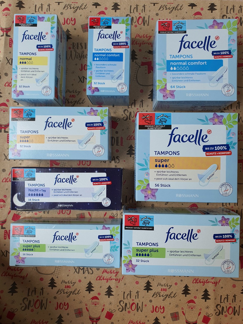 Băng vệ sinh – TAMPON Đức (Facelle, Jessa) – Hàng Đức - Đủ Bill