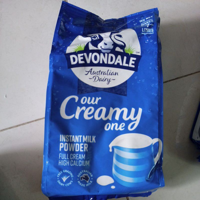 ( DATE T7/2022)SỮA TƯƠI DẠNG BỘT 1KG DEVONDALE- ÚC NK