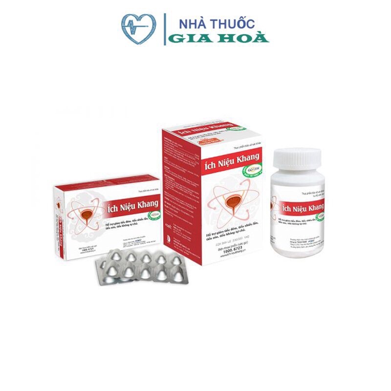 [HCM]Ích Niệu Khang - Viên Uống Hỗ Trợ Giảm Tiểu Đêm Tiểu Không Tự Chủ Cải Thiện Chức Năng Bàng Quang - Lọ 80 Viên