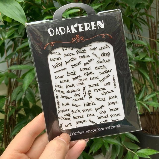 Sticker chữ ký