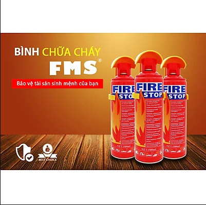 Bình chữa cháy mini 1000ml dùng cho Ô Tô