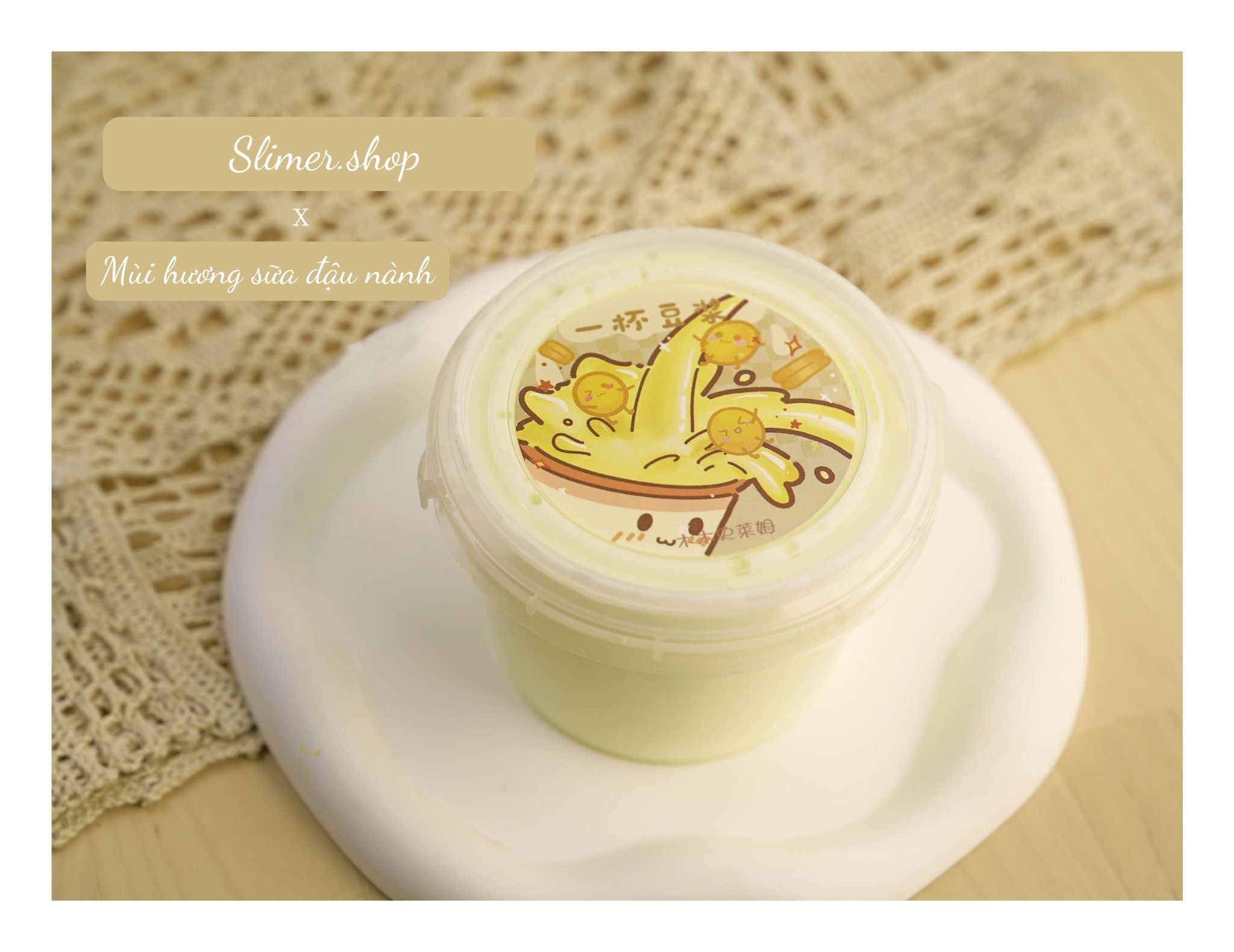 Slime, slam nước sữa đậu nành 350ml