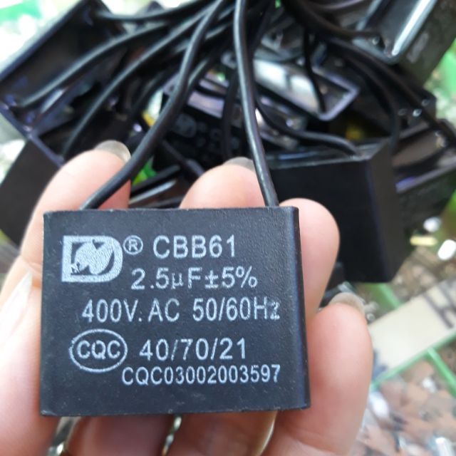 Tụ quạt 2.5 uf thay thế cho các loại quạt