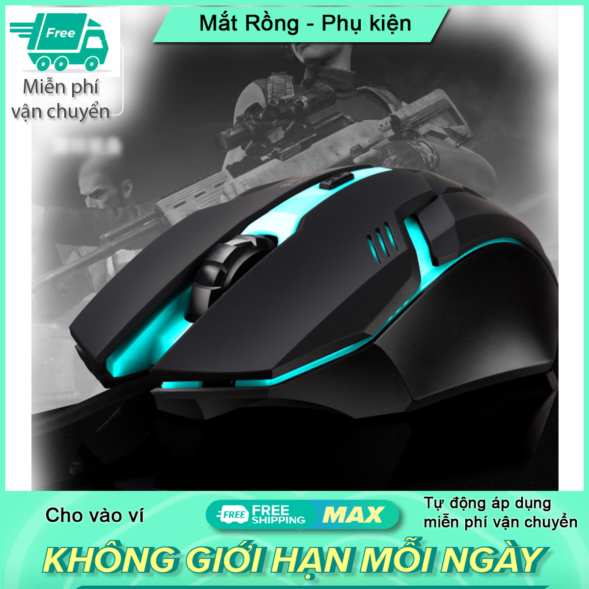 Super Beautiful Gamer-Style K2 Multi-Color Led Mouse