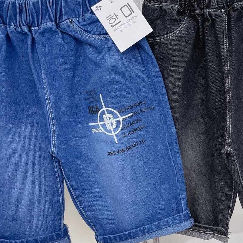 Quần jeans ngắn/ sort cho bé trai 7-35kg