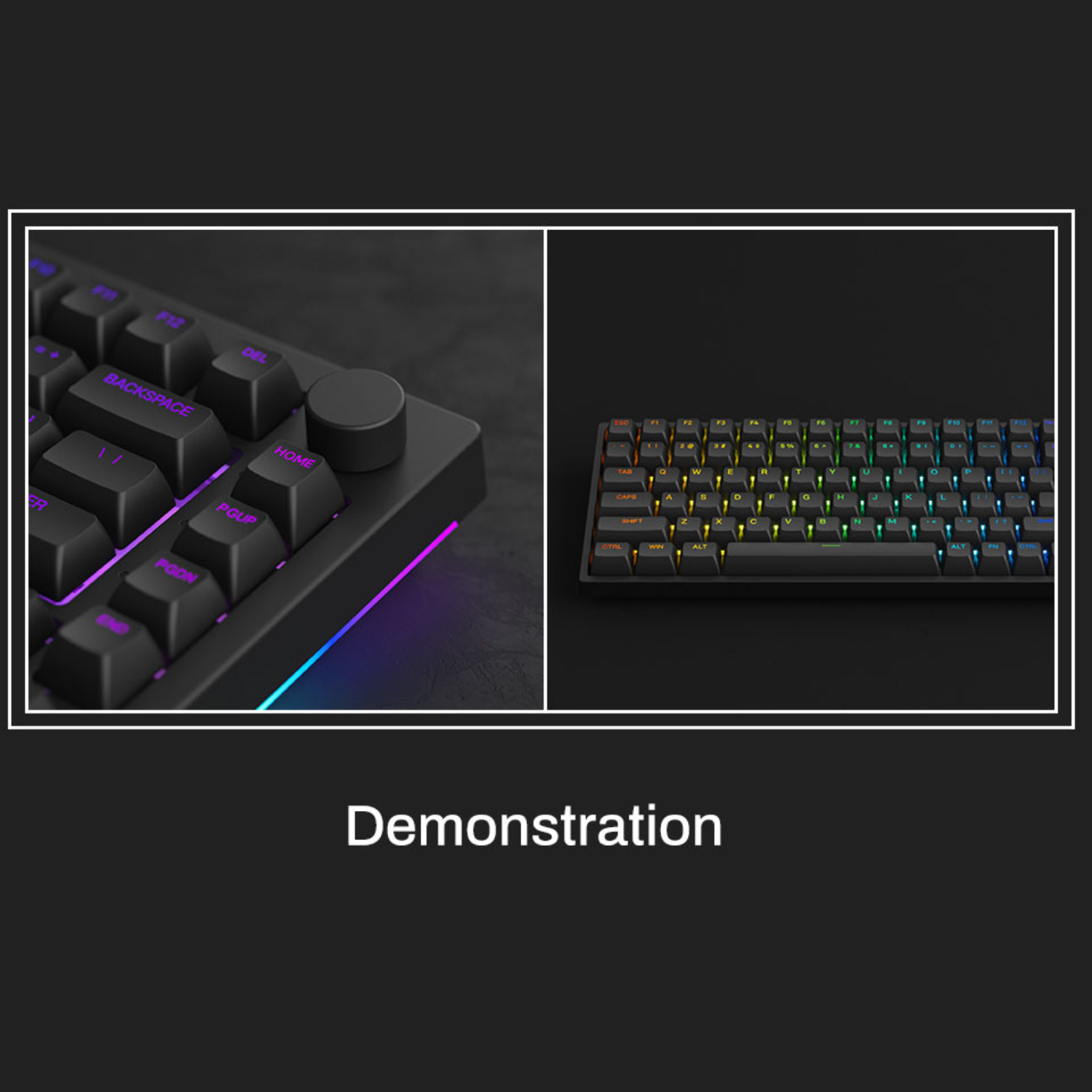 Bộ Keycap AKKO ASA Shine-Through Keycap set – Black (Xuyên LED / ASA profile / 131 nút) - Hàng Chính Hãng