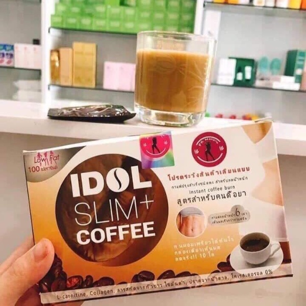 Cà Phê Giảm Cân Idol Slim x2 Coffee Thái Lan (Hộp 10 Gói)