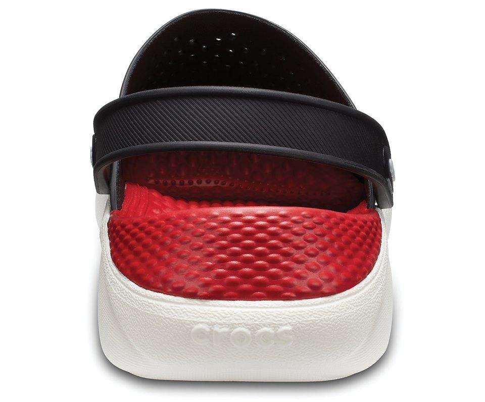 SỤC CROCS.. LITEDRIDE SIÊU MỀM ÊM (ĐEN/ĐỎ)