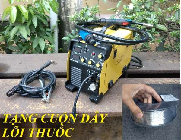 (Tặng cuộn dây lõi thuốc) Máy hàn mig không dùng khí